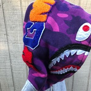 Zip-up Bape hoodie